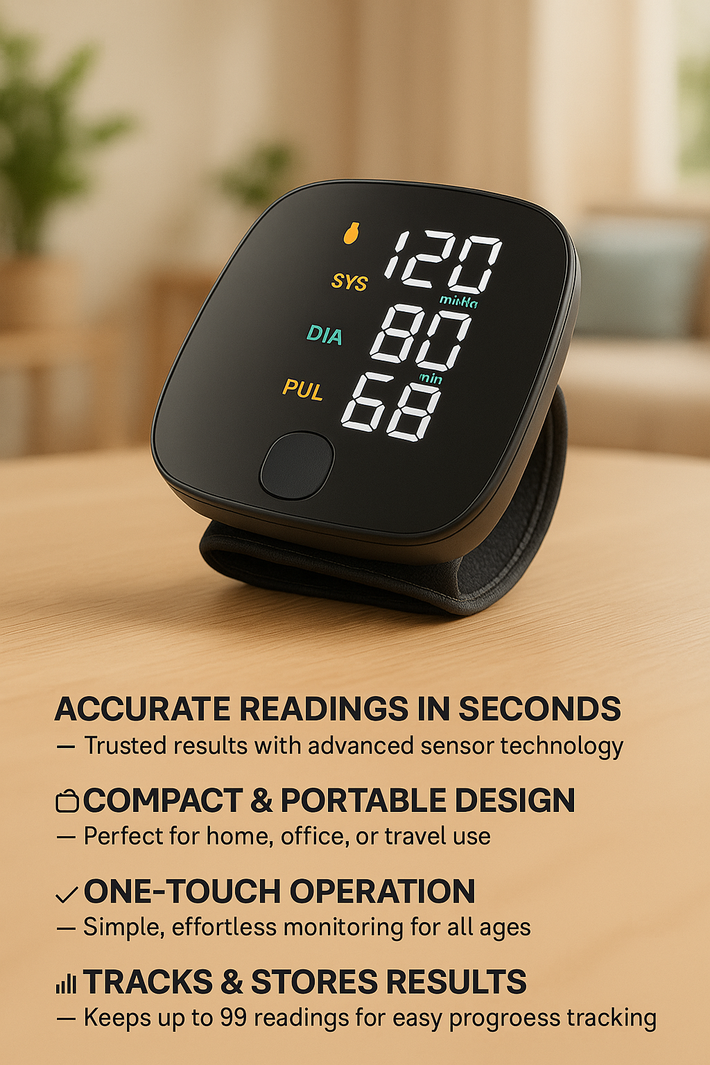 Digital Automatic Blood Pressure Monitor